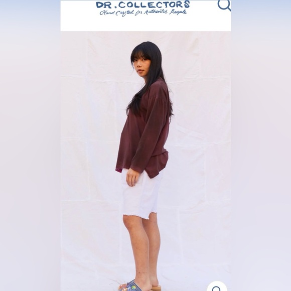 Free People x Dr Collector Basic T Double Face Dye Desert Road Small NWT - Picture 2 of 14